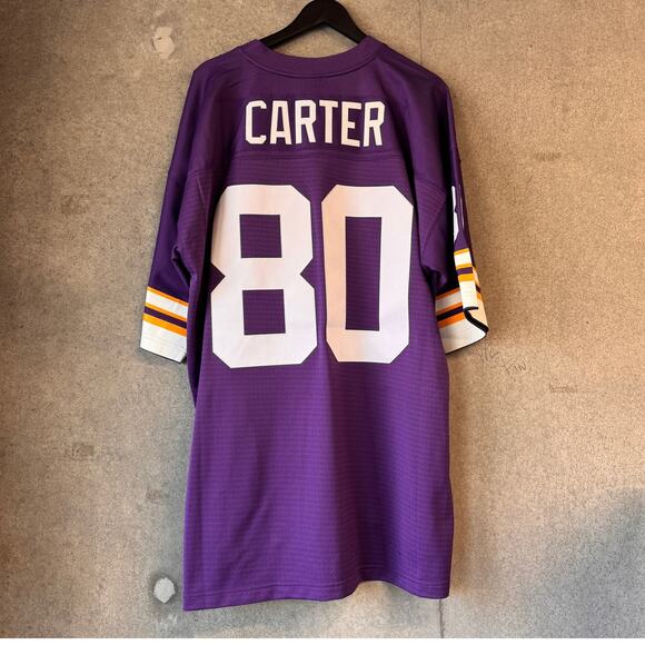 NWT Minnesota Vikings Cris Carter #80 Mitchell&Ness 1995 NFL Legacy Jersey  XL - Picture 3 of 9